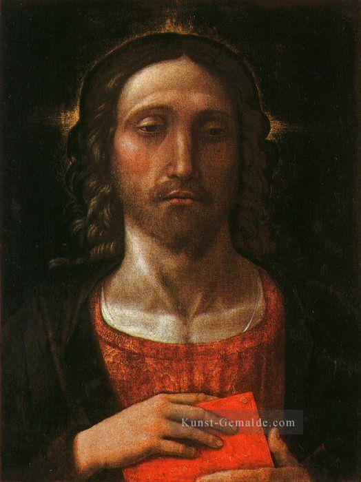Christus der Erlöser Renaissance Maler Andrea Mantegna Ölgemälde
